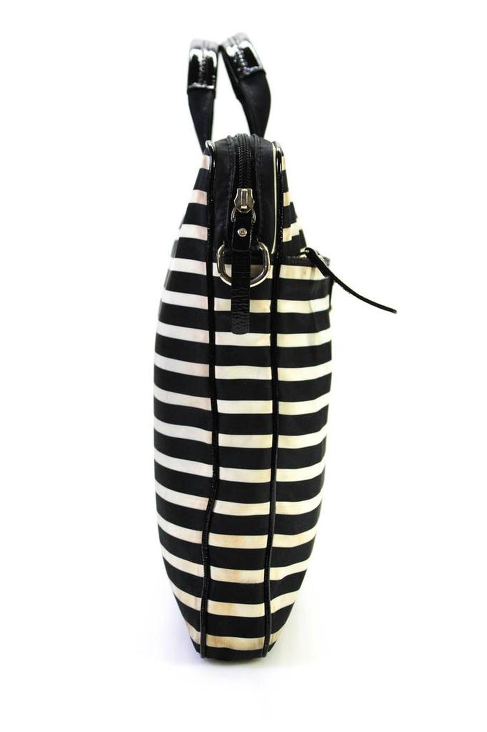 Kate Spade Women's Top Handle Crossbody Laptop Handbag Striped