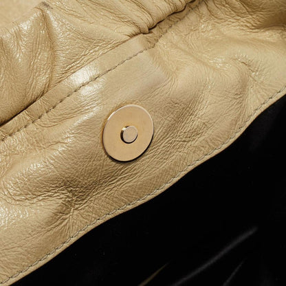 Marc Jacobs Cream Leather Embellished Hobo