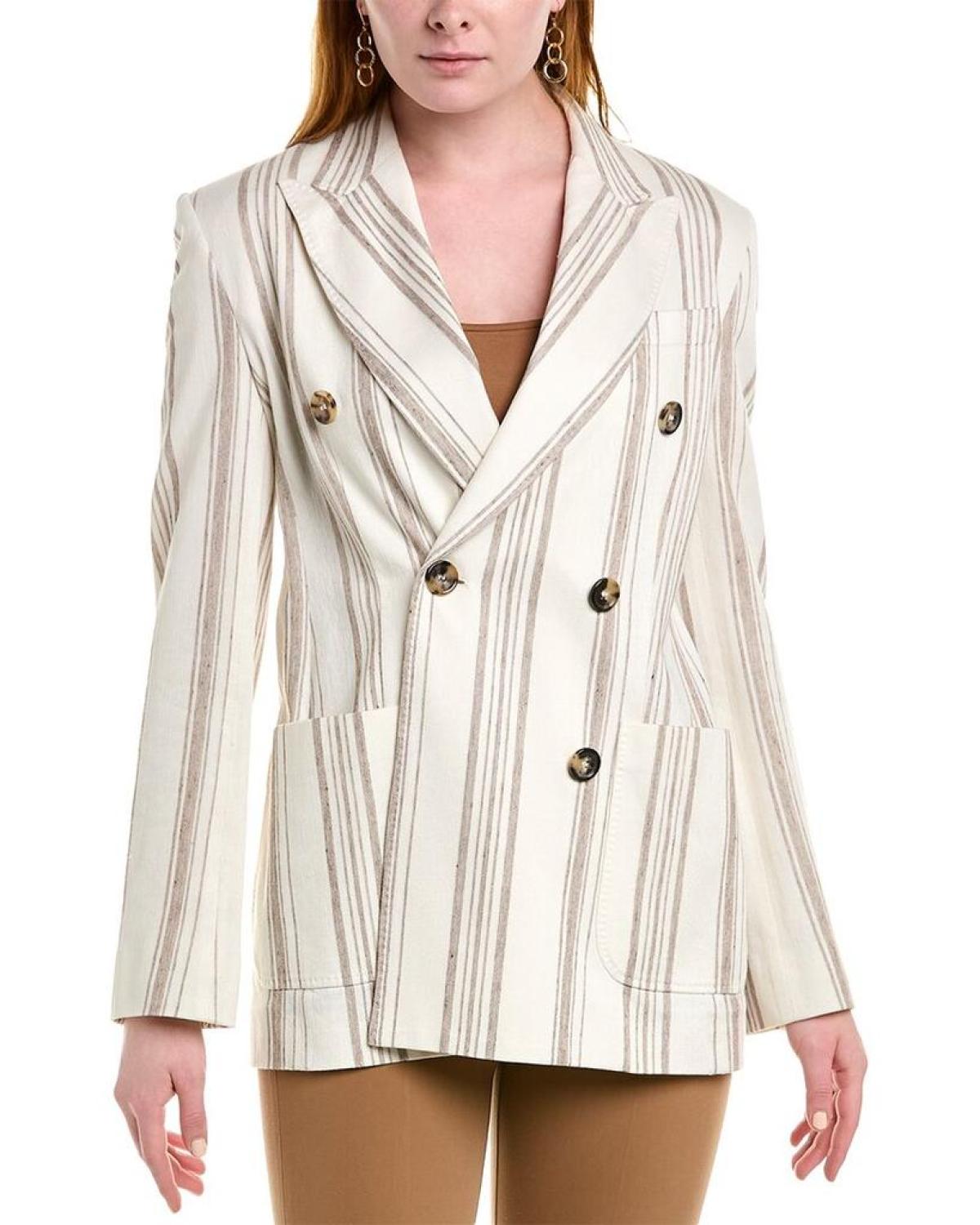 Max Mara Alloro Linen-Blend Jacket