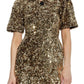 Marc Jacobs Sequin V-Neck Knit Dress