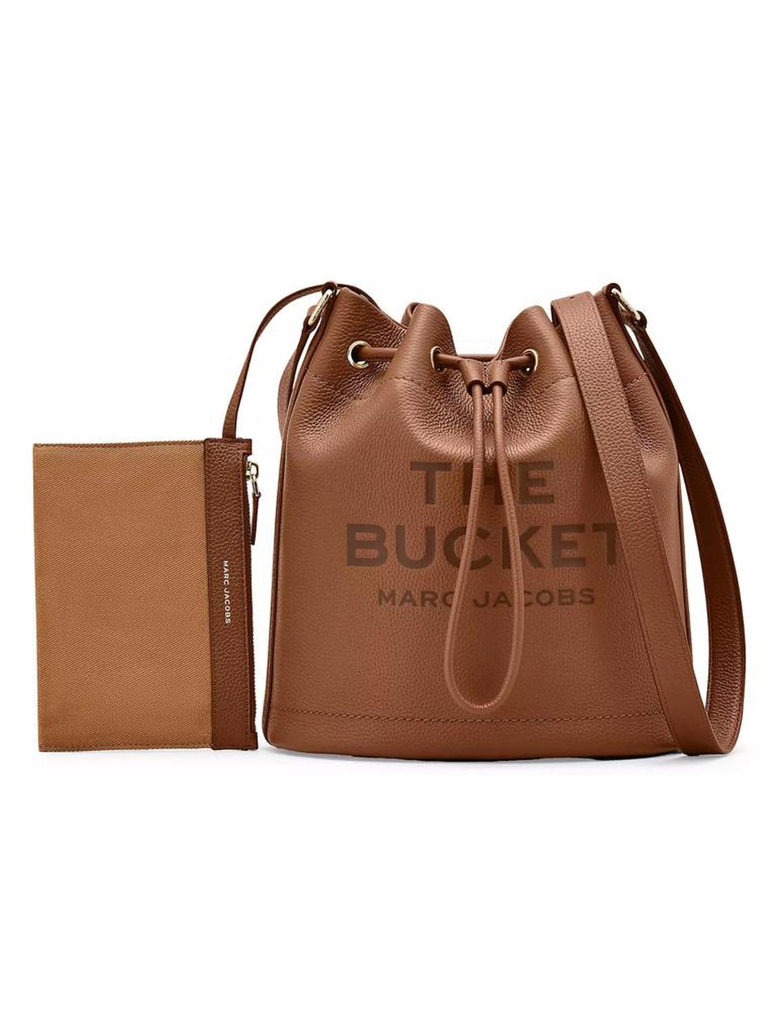 The Shoulder Leather Bucket Bag