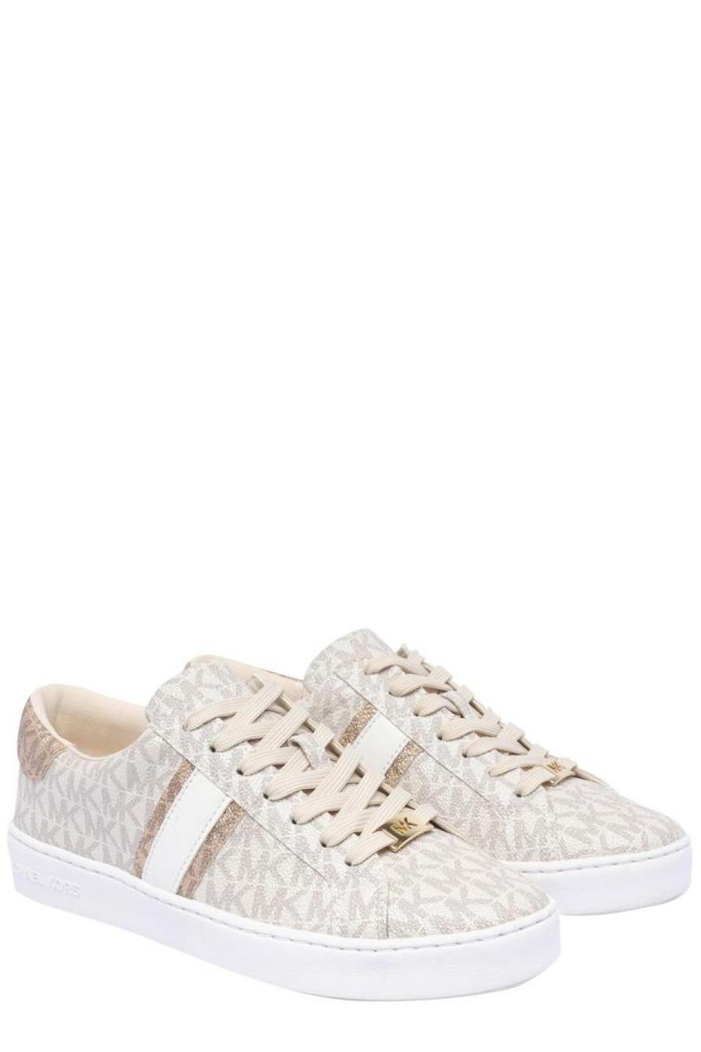 Michael Michael Kors Monogram-Printed Lace-Up Sneakers