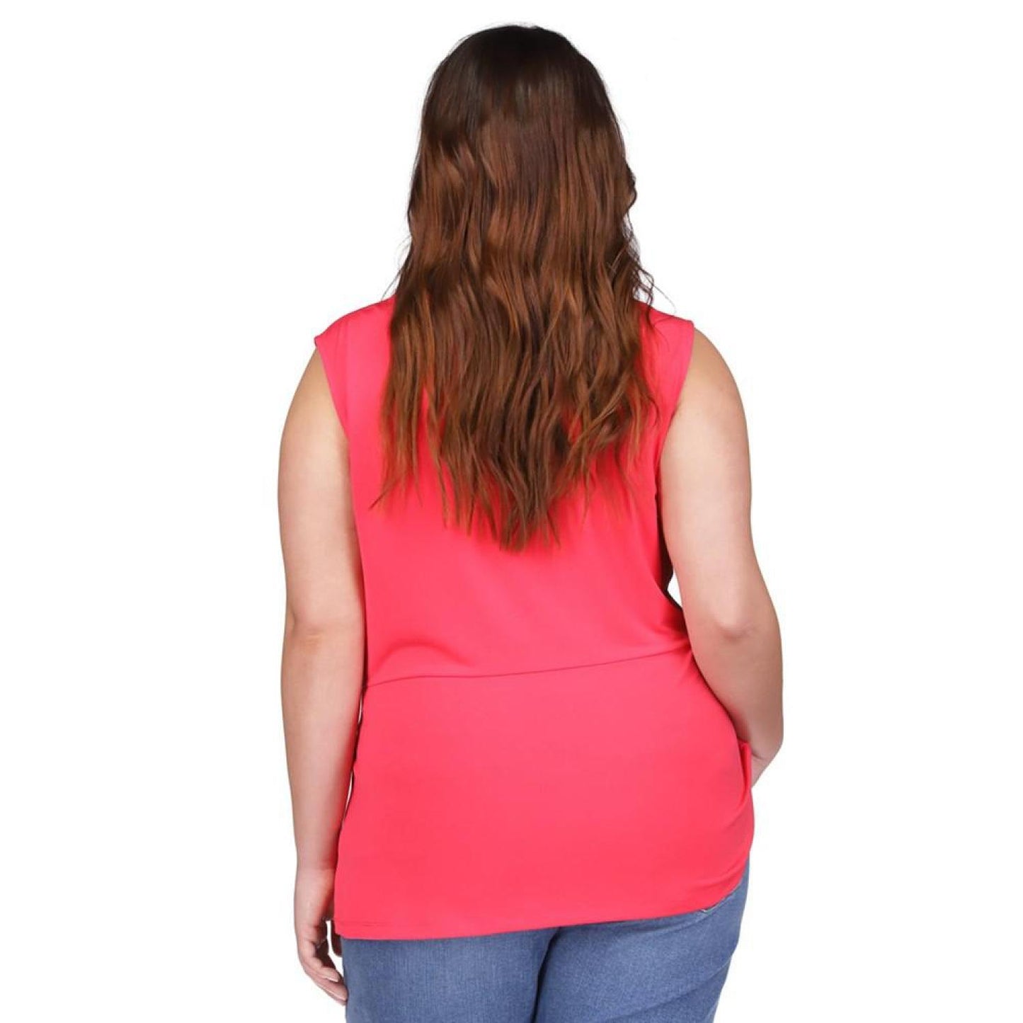 Plus Size Ring Twist Sleeveless Top