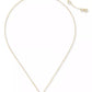 Gold-Tone Bubbly Bezel Mini Pendant Necklace, 16" + 3" extender