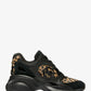 Zuma Cheetah Print Calf Hair and Leather Trainer