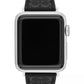 Women's Black Silicone Apple Strap Watch 38mm, 40mm, 41mm