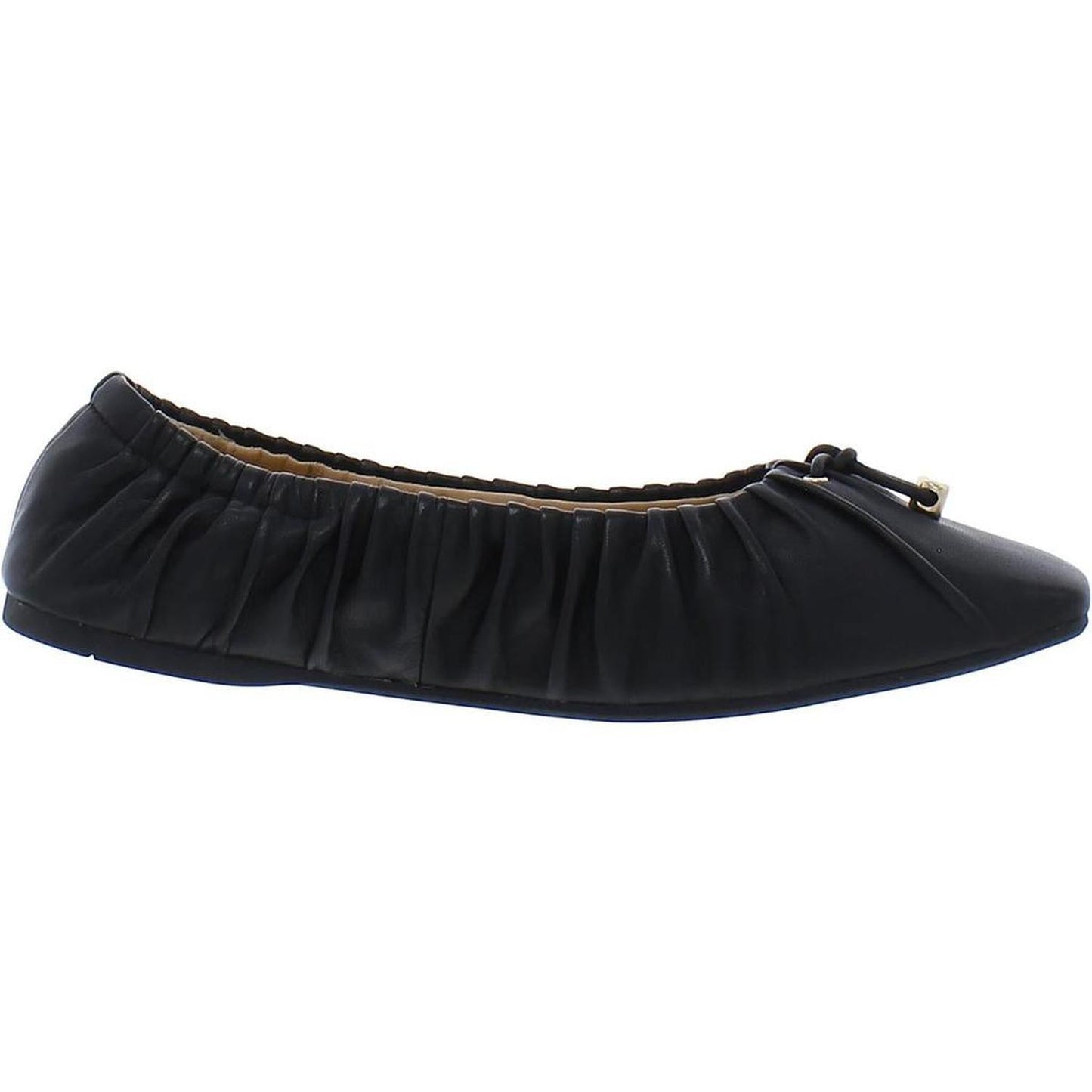 ELENOR LEATHER Womens Faux Leather Flat Ballet Flats