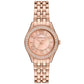 Women's Harlowe Three-Hand Rose Gold-Tone Stainless Steel Watch 33mm