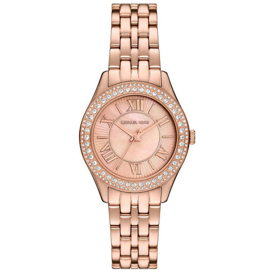 Women's Harlowe Three-Hand Rose Gold-Tone Stainless Steel Watch 33mm