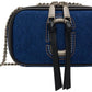 Blue 'The Denim Chain Snapshot' Bag