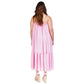 Plus Size Petal-Print Chain-Strap Maxi Dress