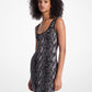 Snake Jacquard Dress