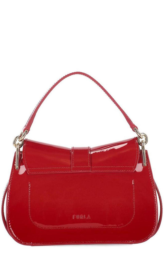 Furla Logo Plaque Mini Top Handle Bag