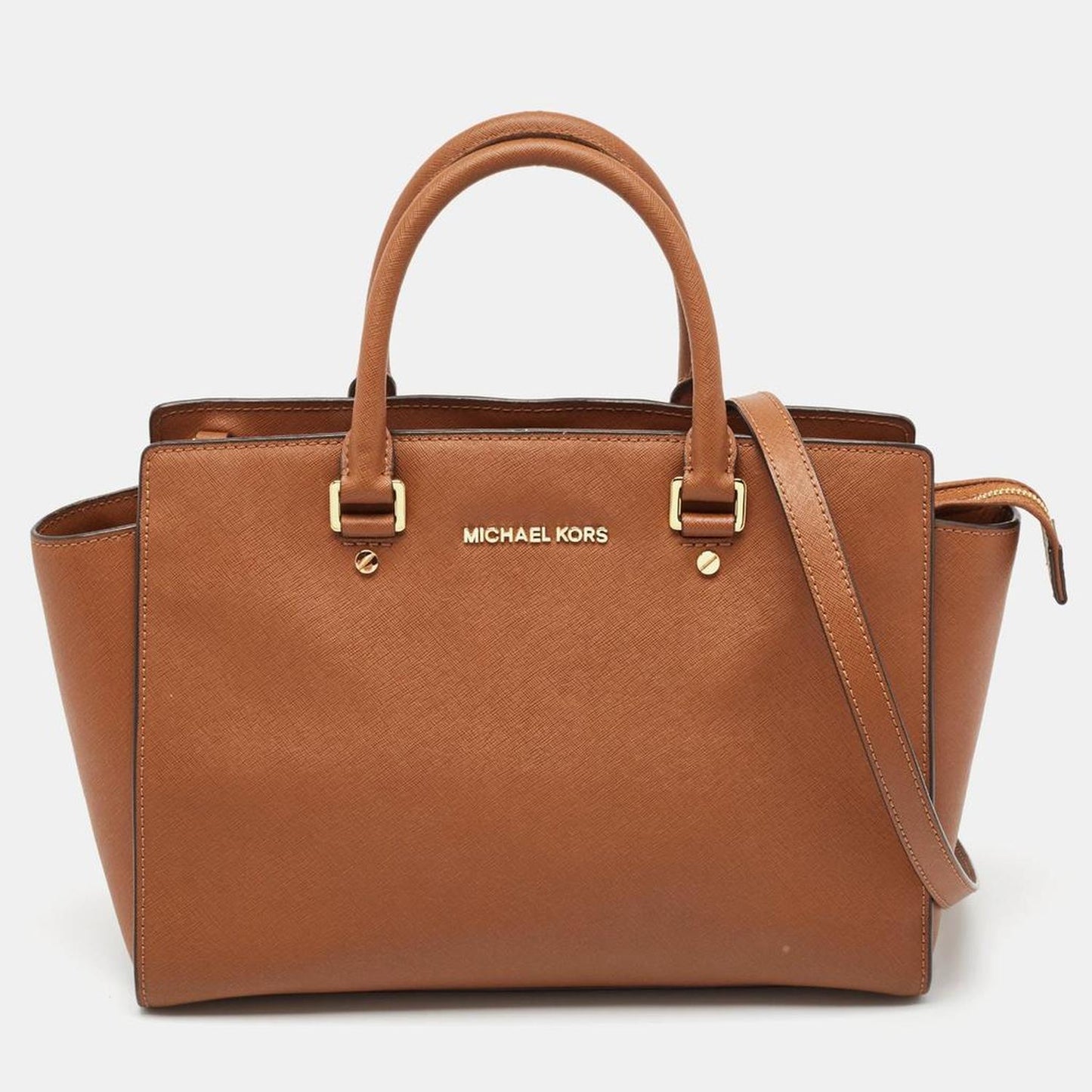 Brown Leather Large Selma Tote