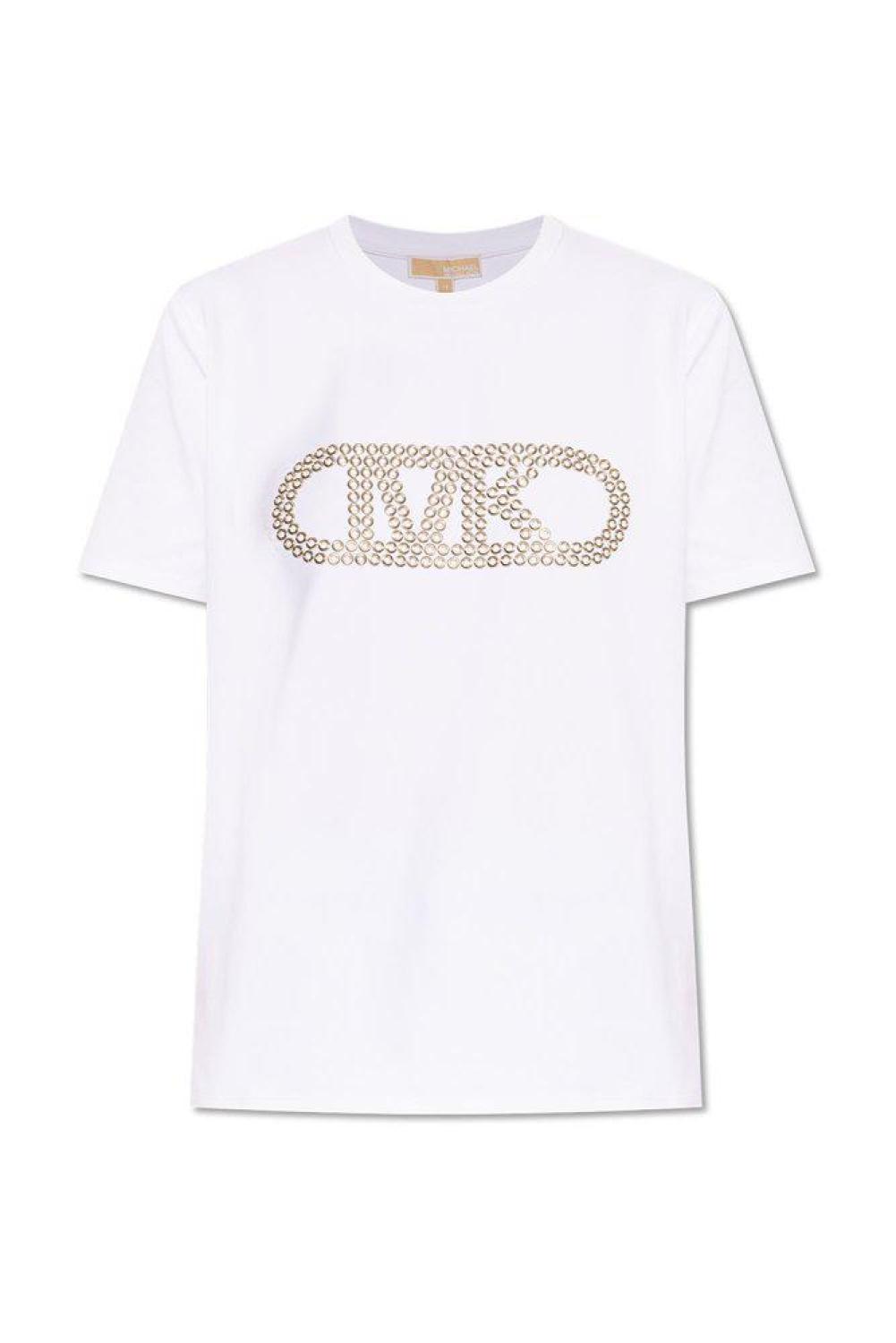 Michael Michael Kors Logo Detailed Crewneck T-Shirt