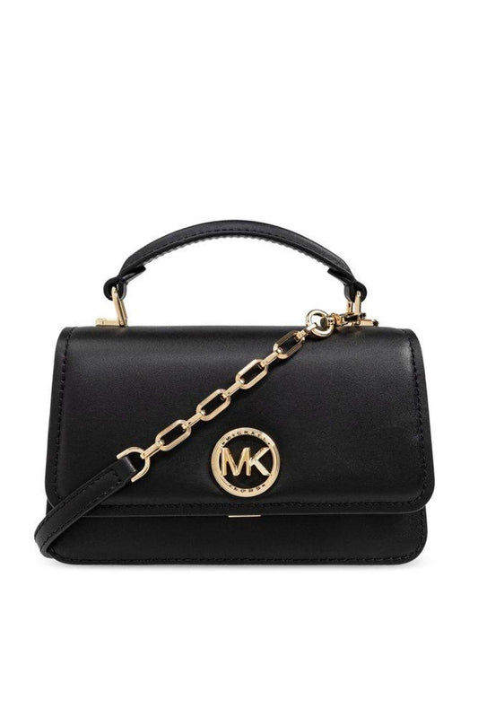 Michael Michael Kors Delancey Logo Plaque Shoulder Bag