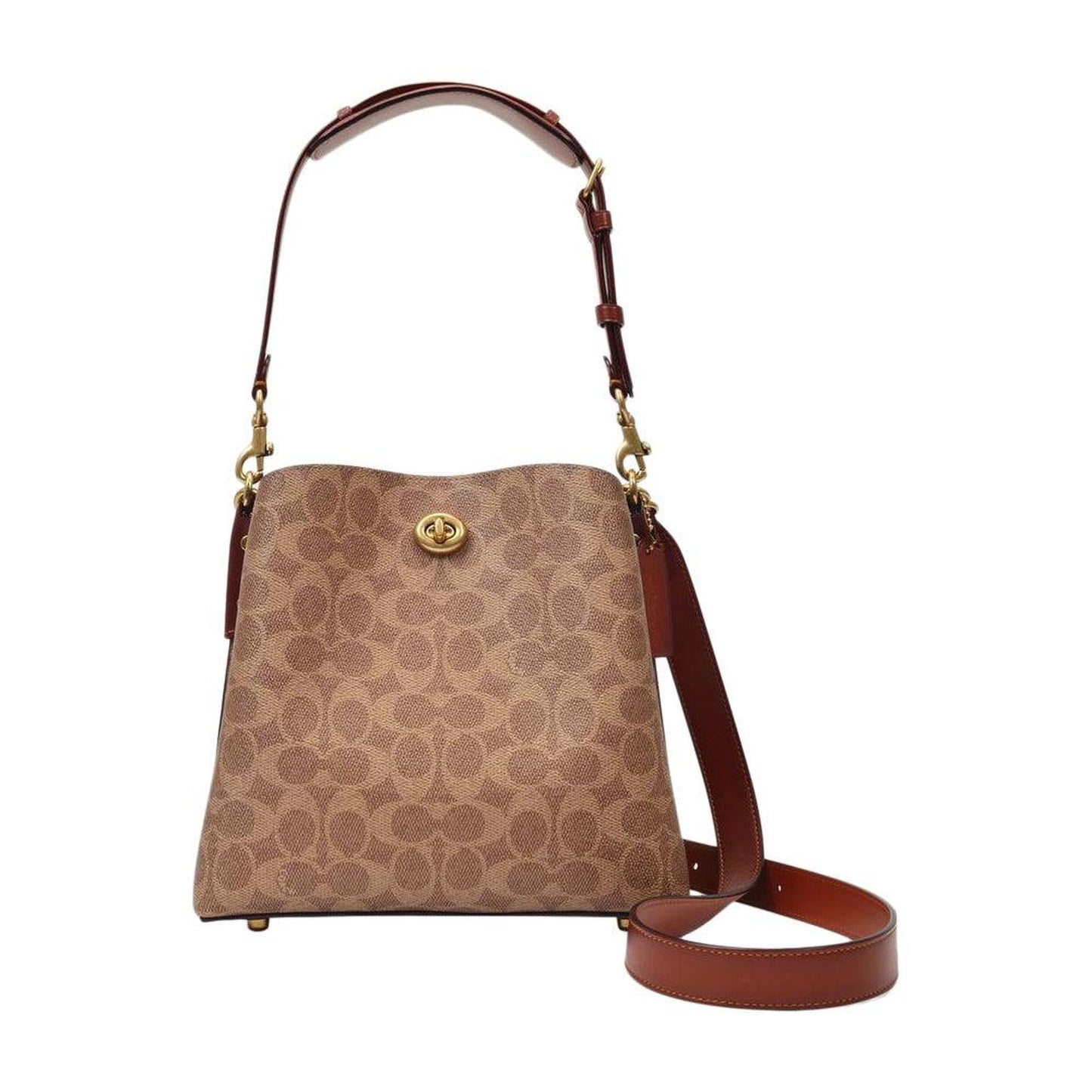 Willow Bucket Hobo Bag - Coach - Tan Rust - Canva