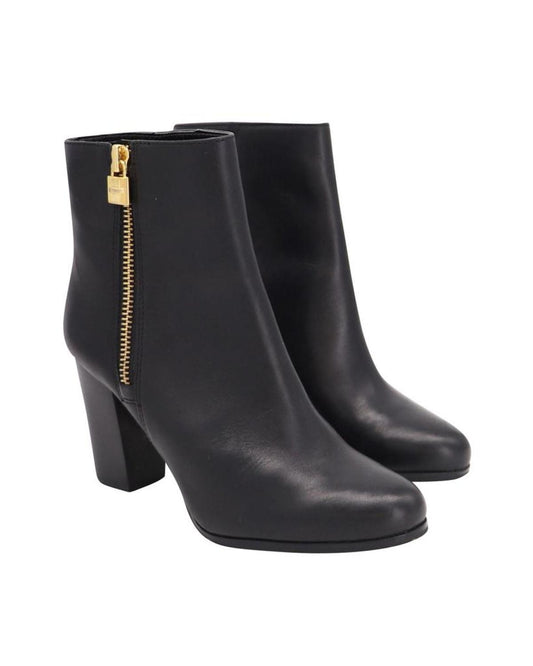 Michael Kors Frenchie Ankle Boots in Black Leather