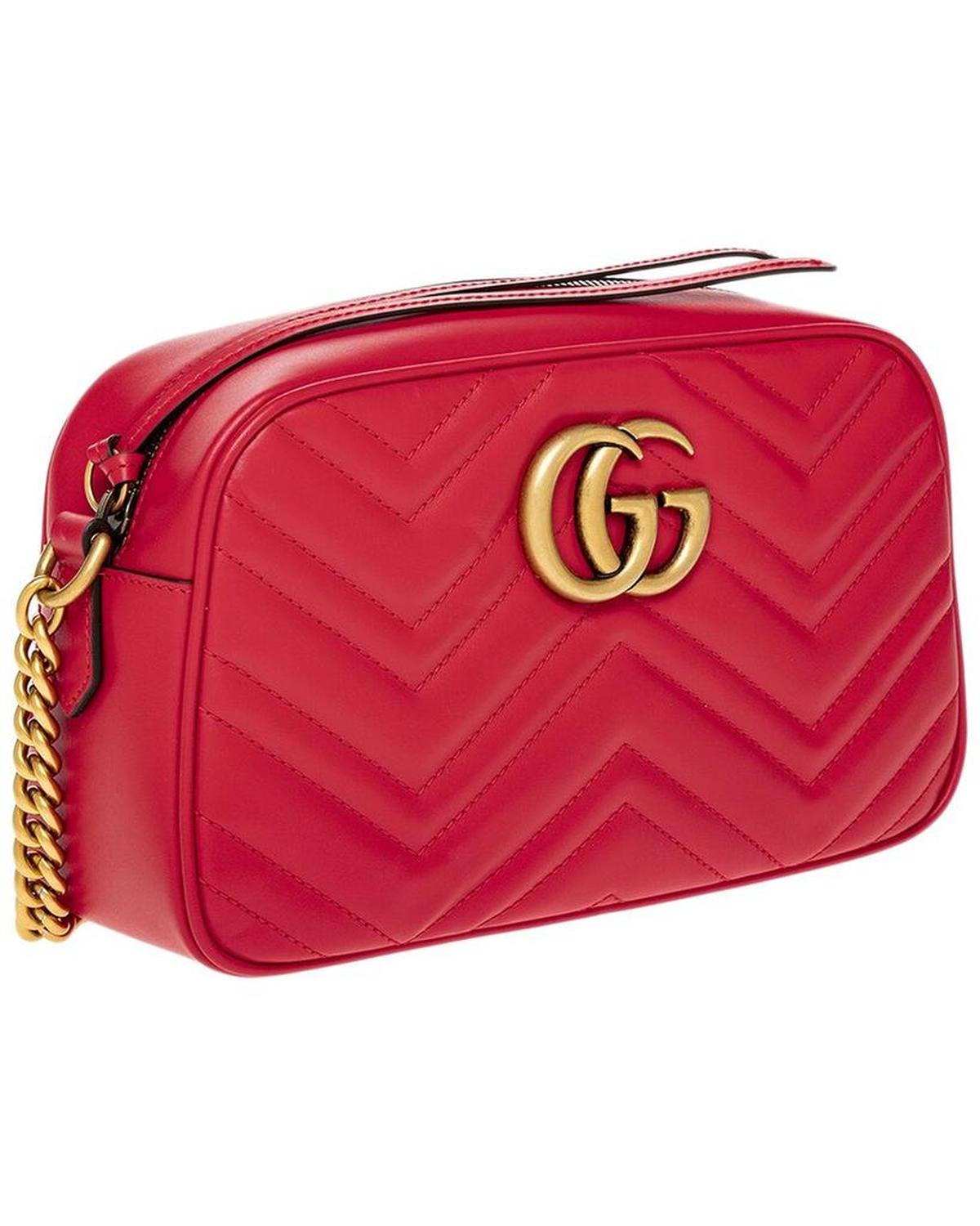 Gucci GG Marmont Small Matelasse Leather Shoulder Bag