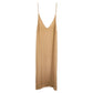 Max Mara Studio Slip Dress in Beige Silk