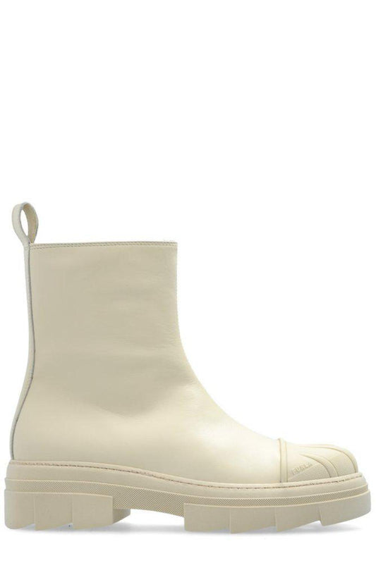 Furla Platform Zipped Ankle Boots