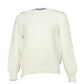 Sportmax Knitted Sweater in White Cotton