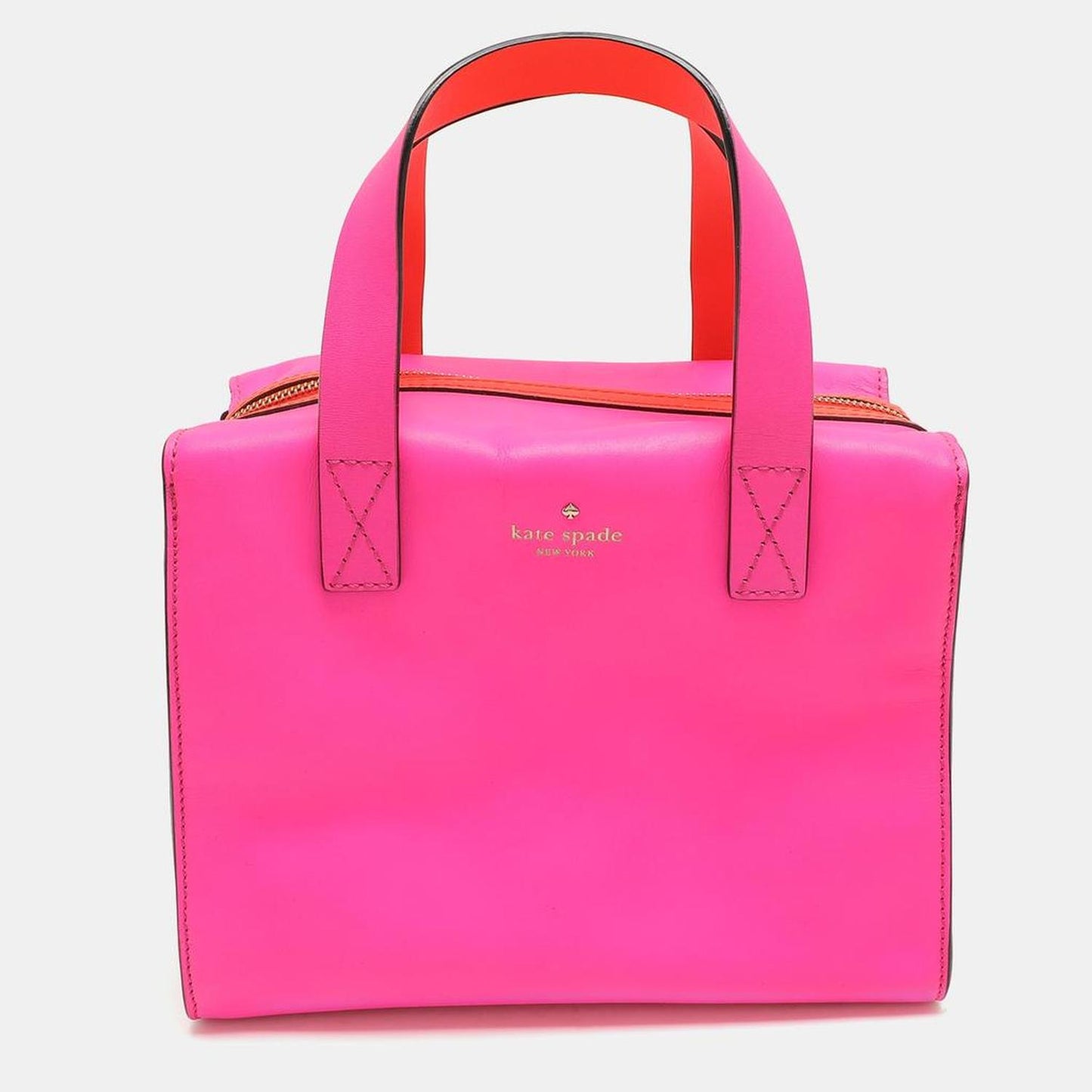 Pink Leather Little Kennedy Brightspot Avenue Satchel