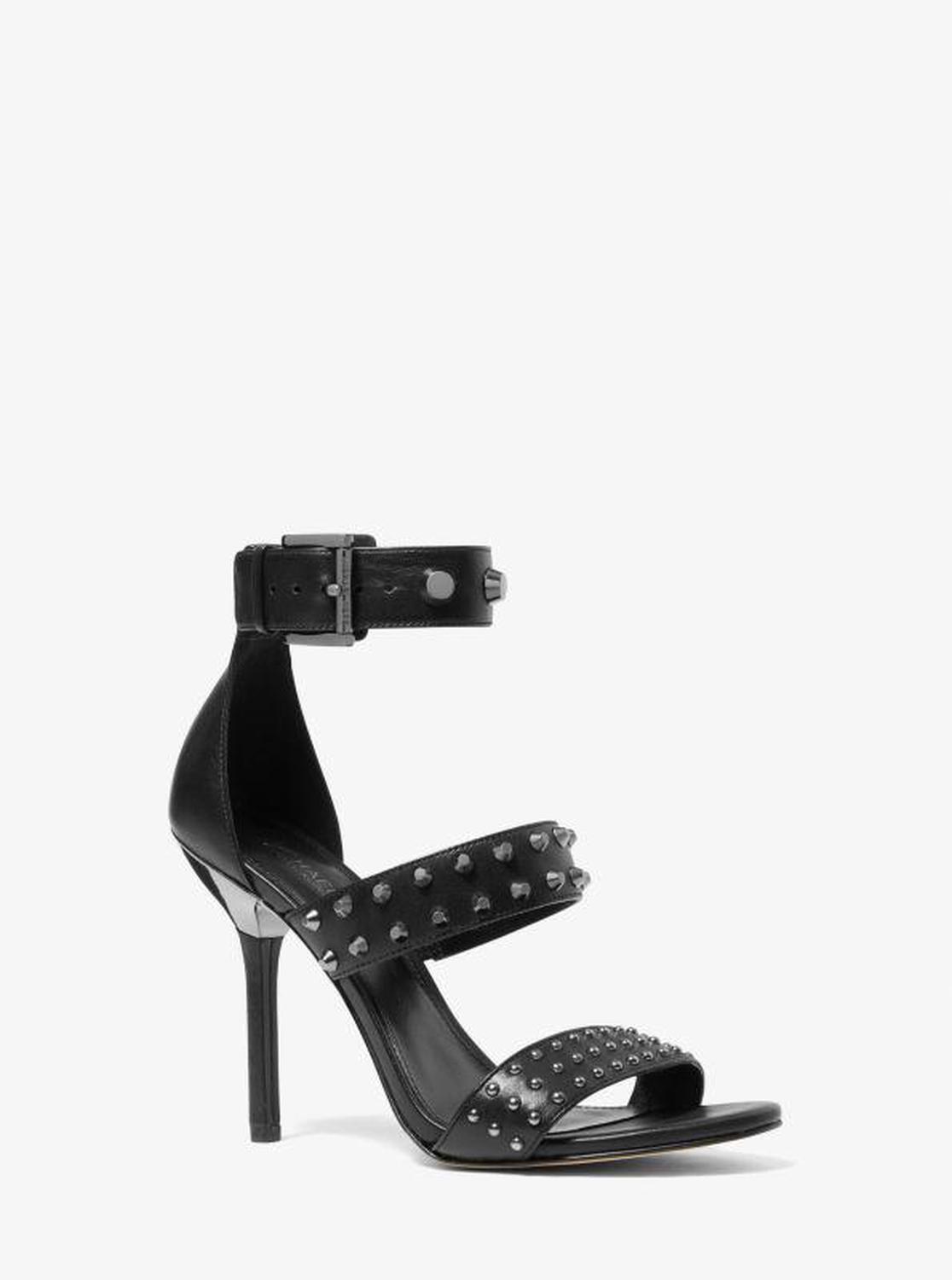 Amal Astor Stud Leather Sandal