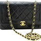 Chanel Diana  Leather Shoulder Bag (Pre-Owned)