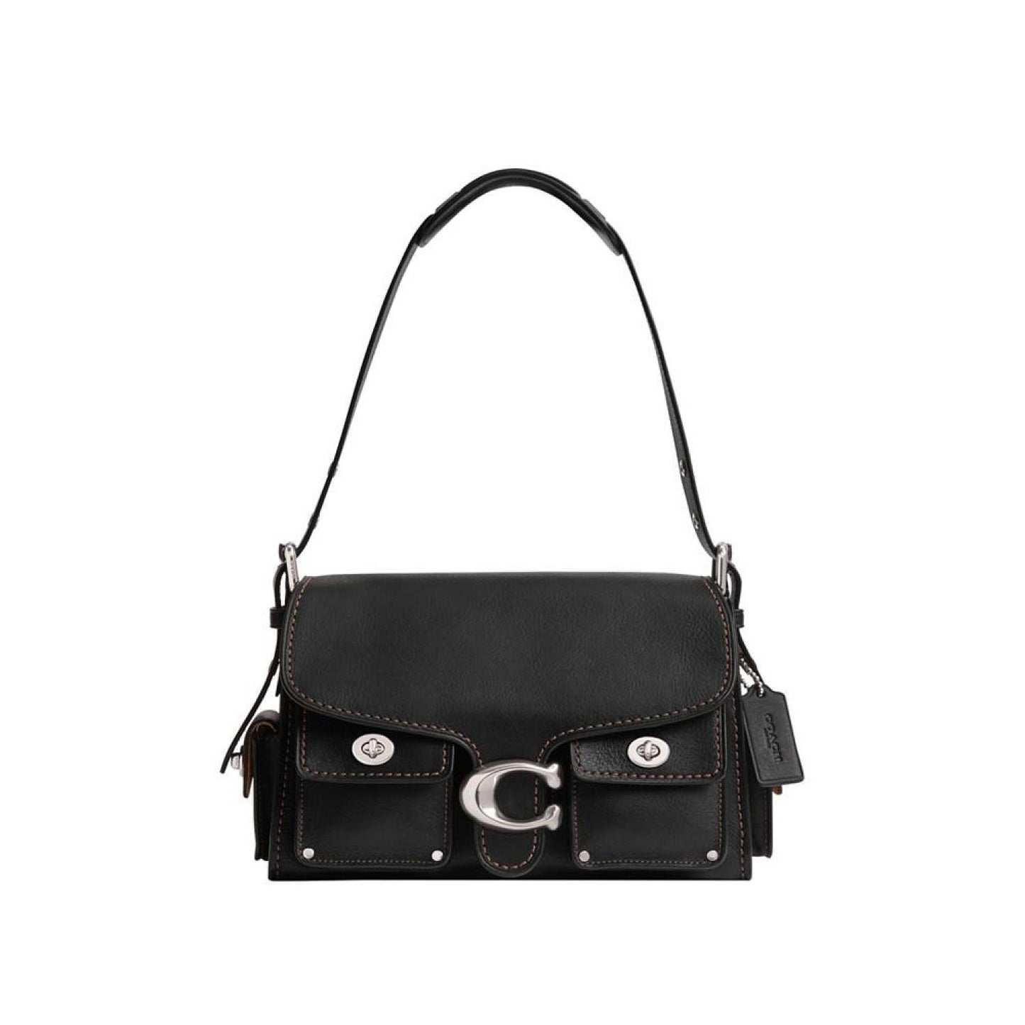 Cargo Turnlock Soft Tabby Leather Shoulder Bag