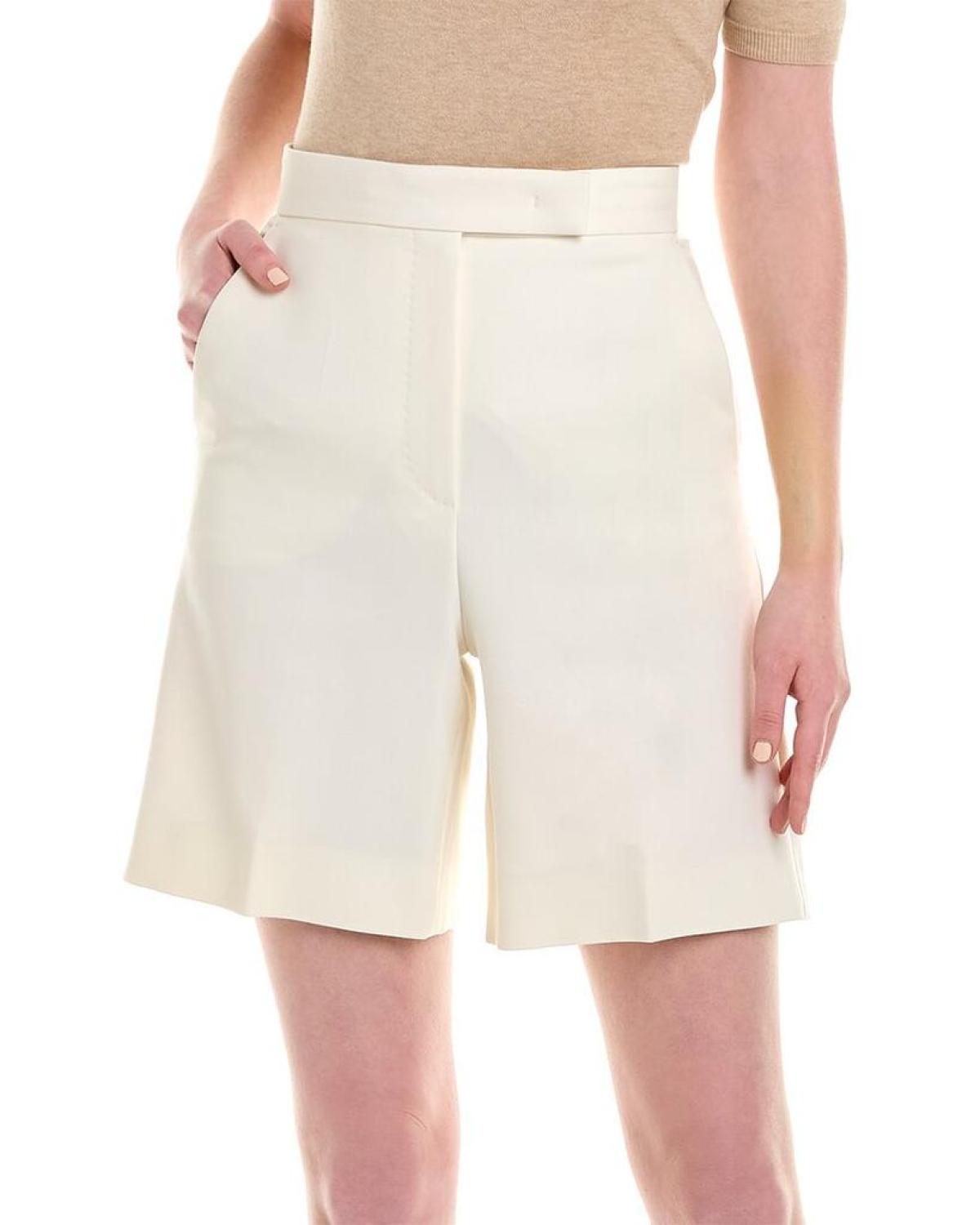 Max Mara Bray Wool-Blend Short