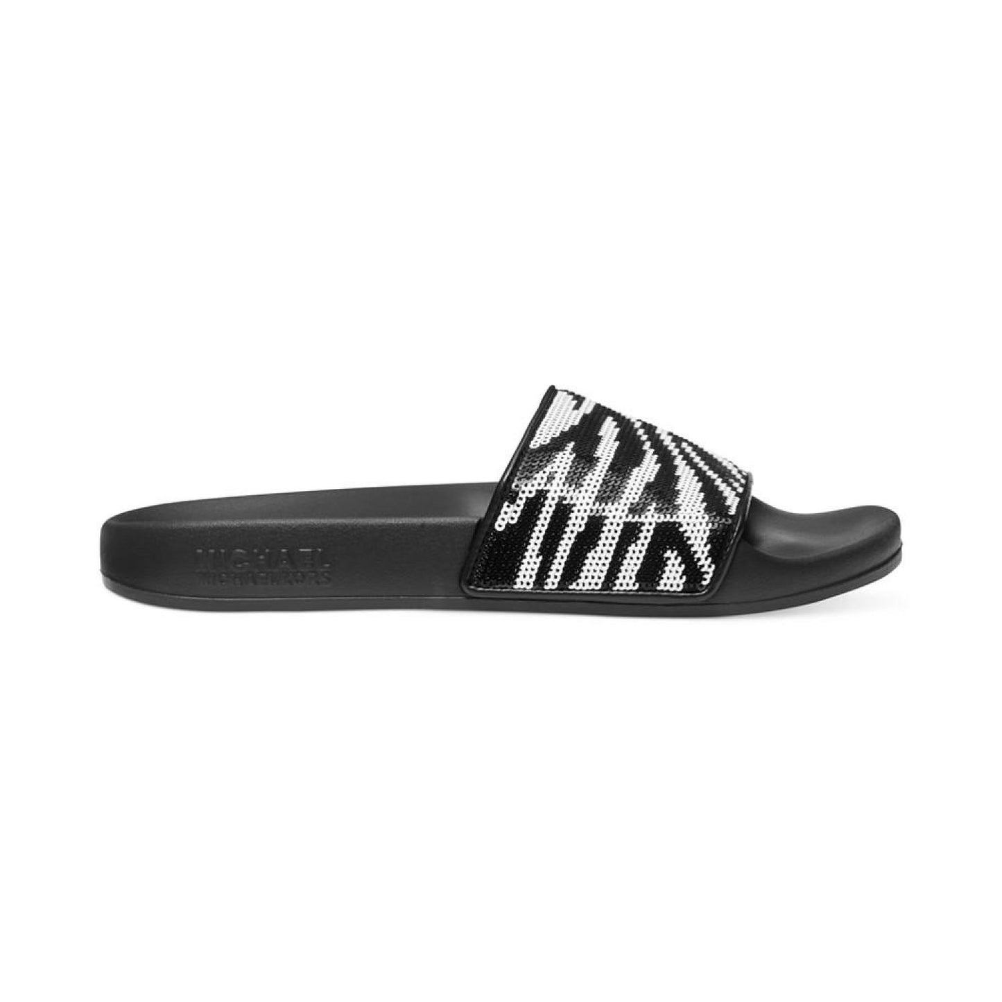 Women's Gilmore Zebra Sequin Slide Sandals