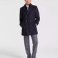 Men's Classic-Fit Wool Blend Solid Overcoat