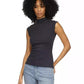 Women's Funnel-Neck Sleeveless Top