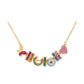 Gold-Tone Rainbow Joy Charm Necklace, 16" + 3" extender