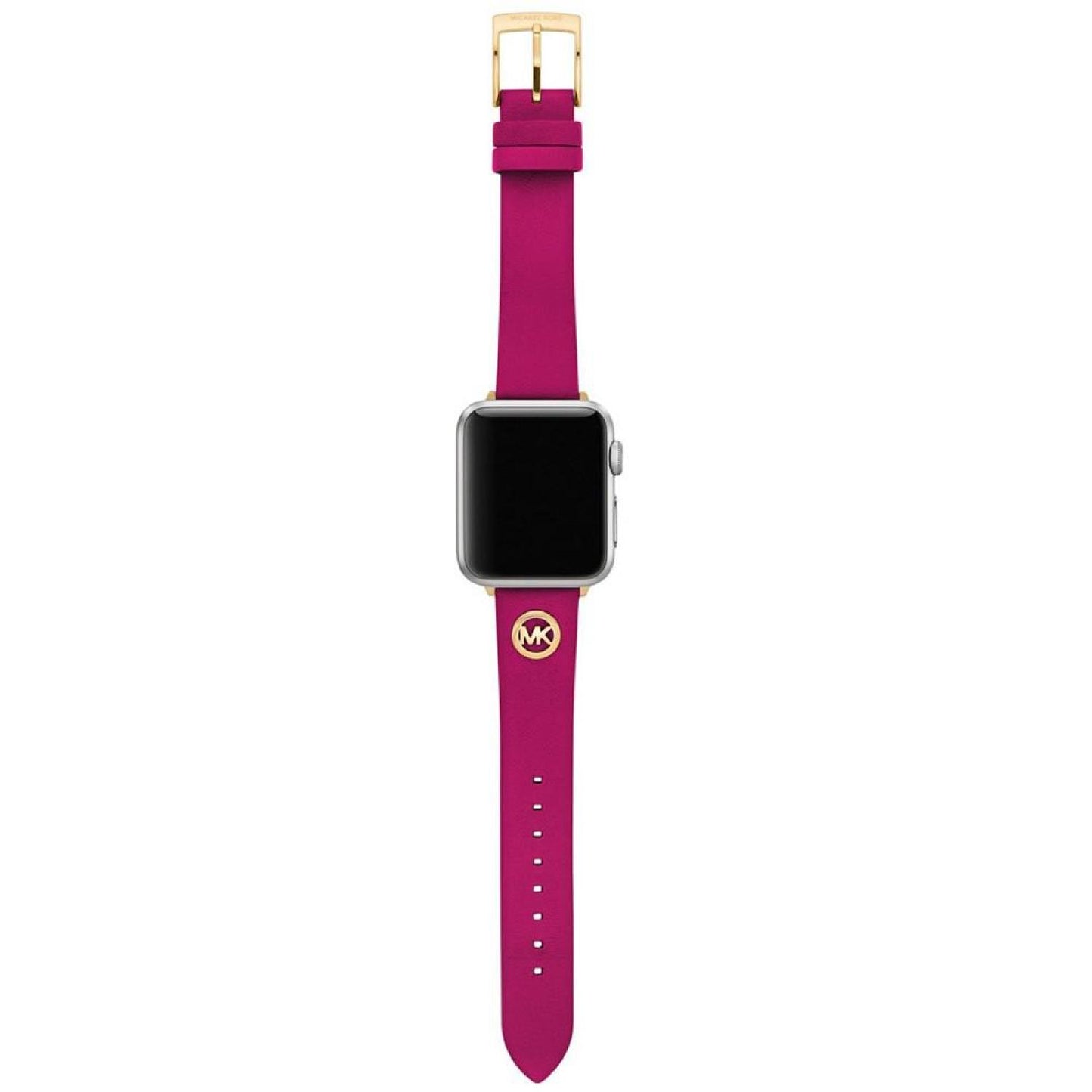 Women's Fuchsia Leather Strap for Apple Watch, 38, 40, 41mm and 42, 44, 45, 49mm