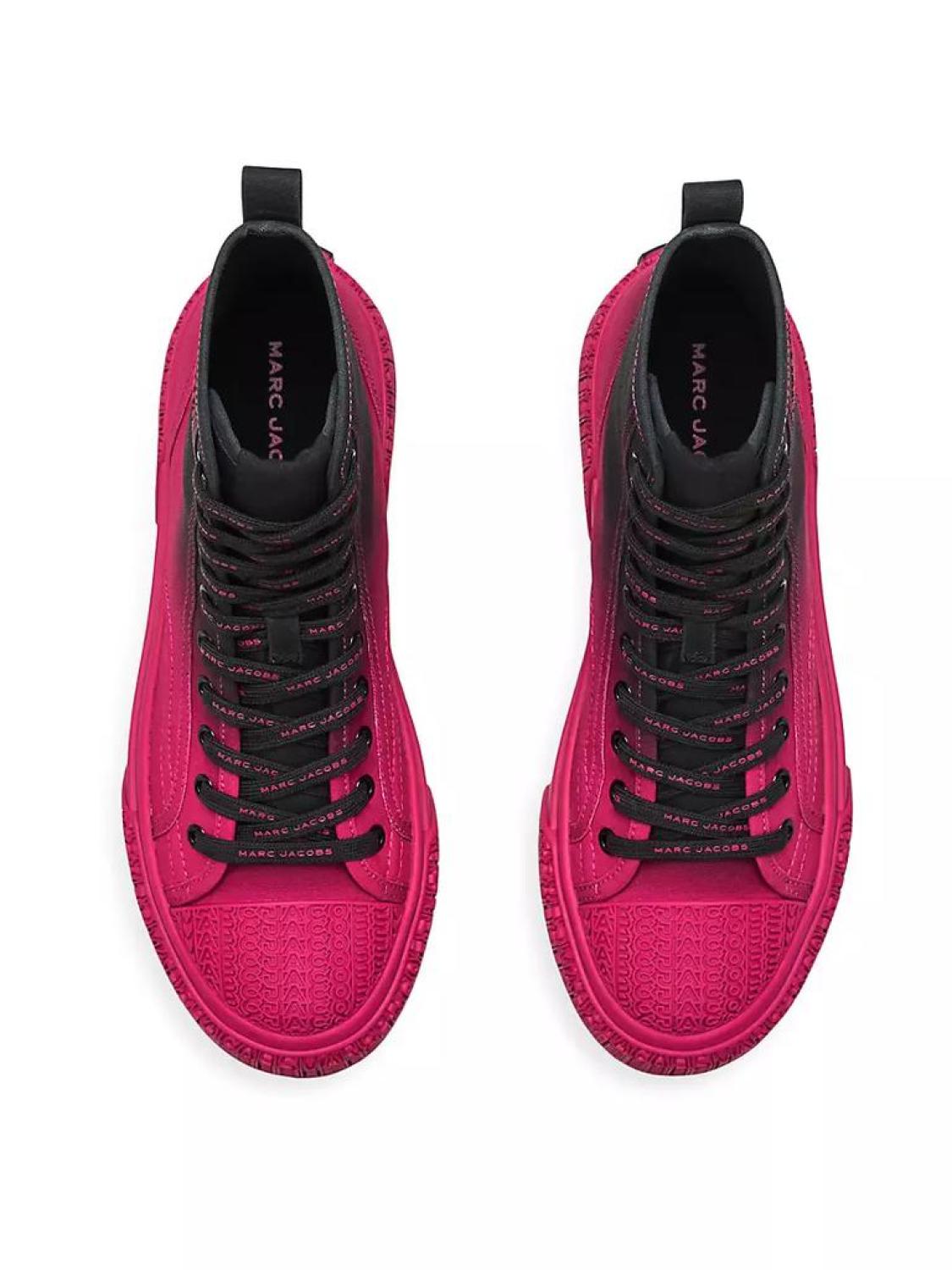 The High-Top Ombré Canvas Sneakers