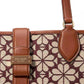 Spade Flower Jacquard Medium Open Tote