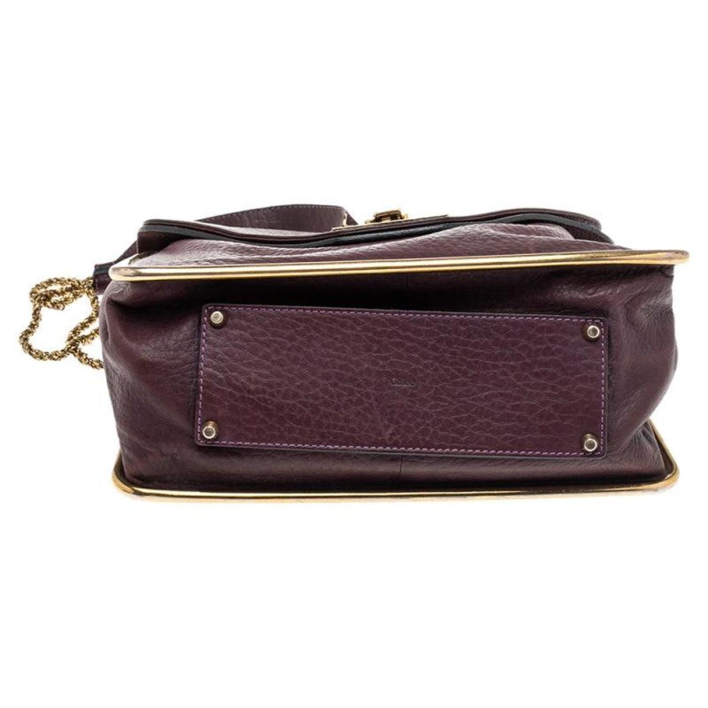 Chloe Pebbled Leather Medium Sally Flap Shoulder Bag