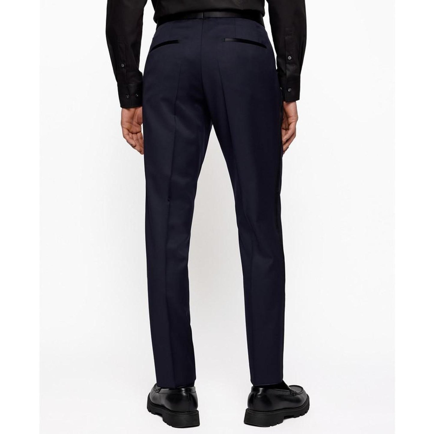 Men's Slim-Fit Tuxedo Trousers