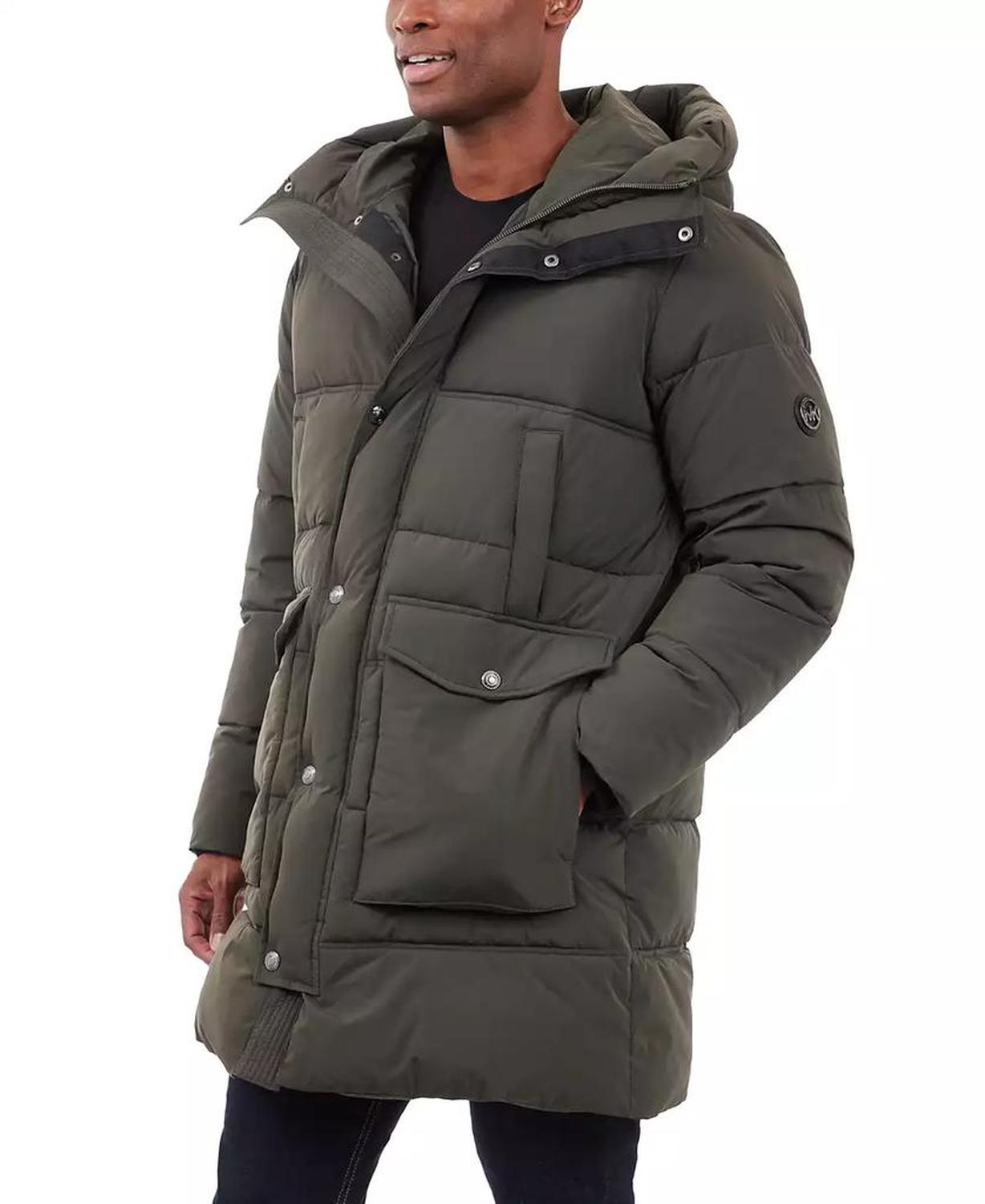 Men's Heavyweight Hooded Long Puffer Coat