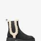 Asher Suede and Faux Shearling Boot