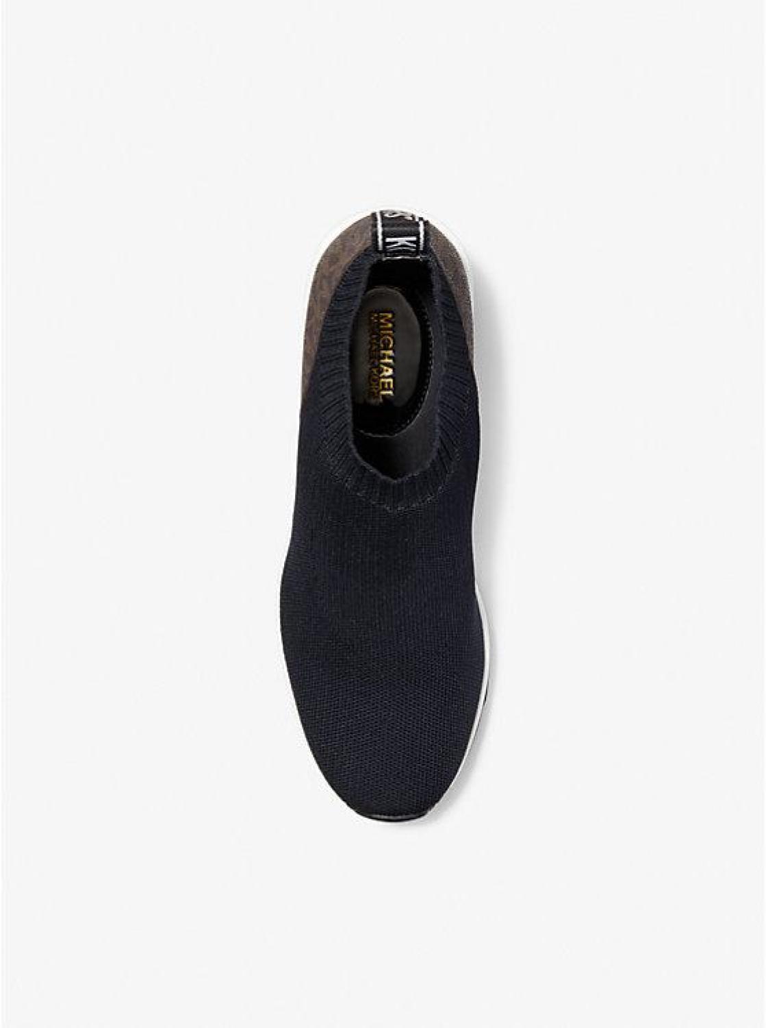 Mabel Stretch Knit and Signature Logo Slip-On Trainer