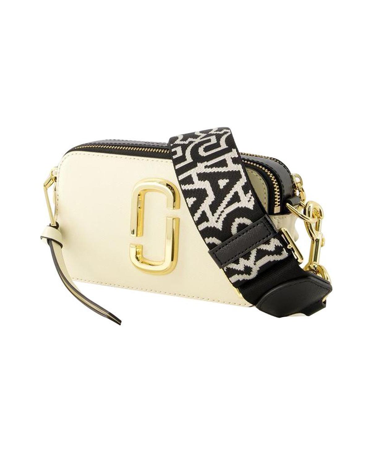 The Snapshot Crossbody -  - Leather - White