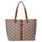 Spade Flower Jacquard Large Open Tote