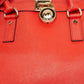 Michael Michael Kors Coral Leather Large Hamilton North South Tote