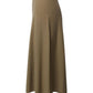 Max Mara Midi Skirt in Camel Lana Vergine