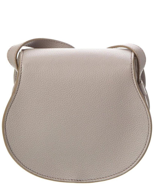 Chloé Marcie Small Leather Saddle Bag