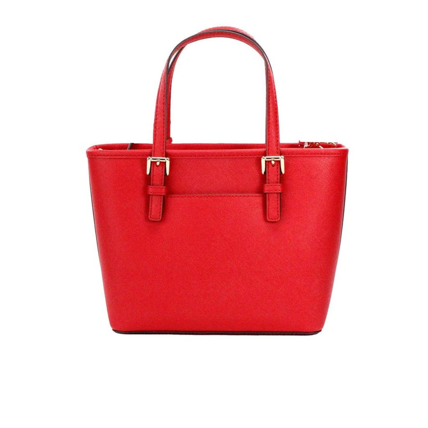 Michael Kors Jet Set Bright  Leather XS Carryall Top Zip Tote Bag Women's Purse