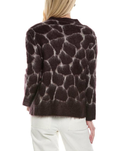 S MaxMara Giraffa Mohair & Wool-Blend Sweater